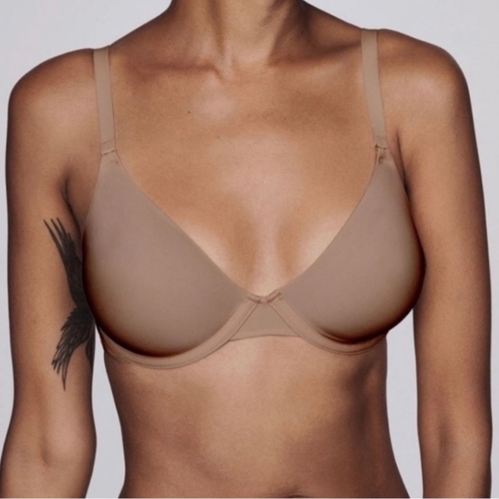 CUUP brand bra. The triangle style. Unlined buttery soft silk like material.
